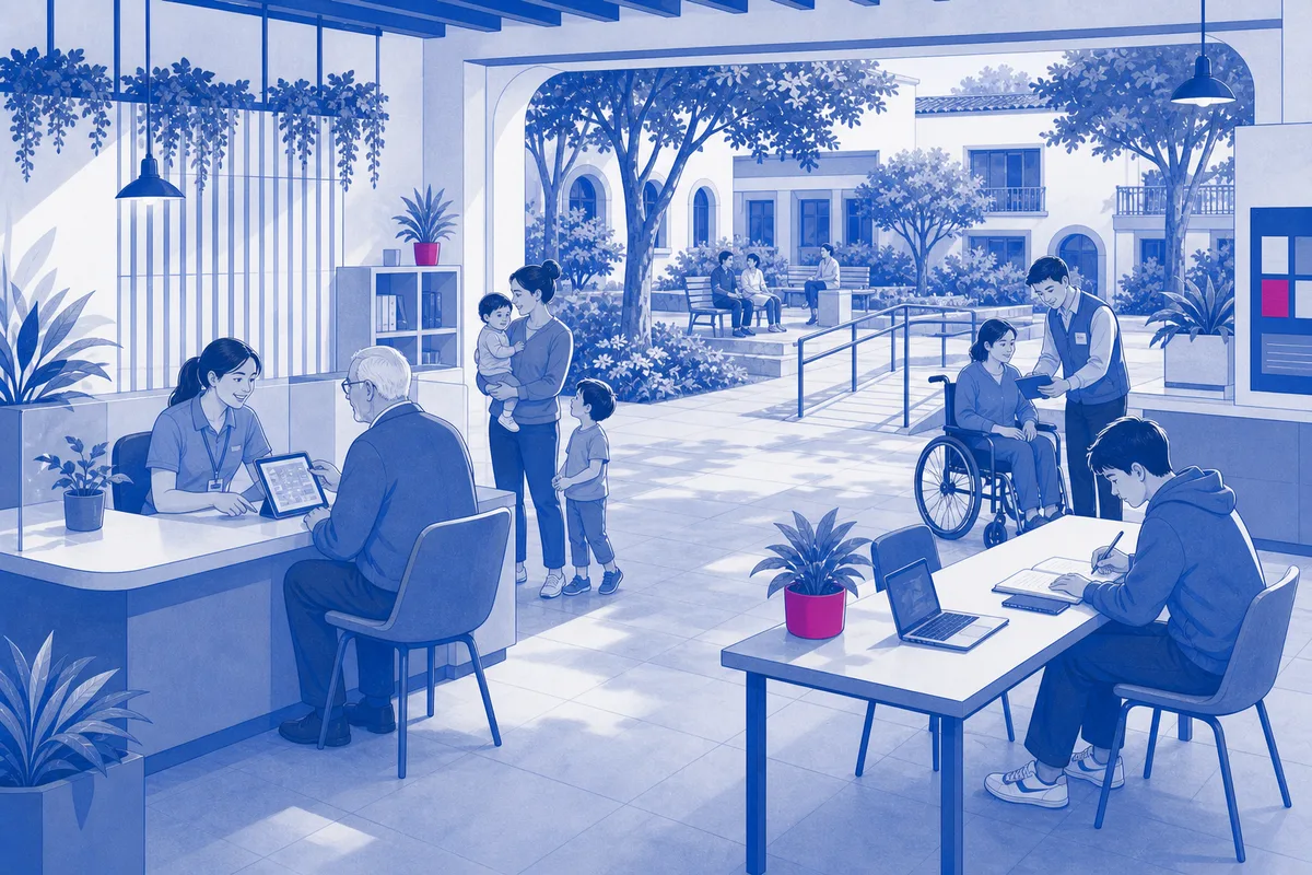 Servicio municipal accesible para personas de distintas edades en Miraflores